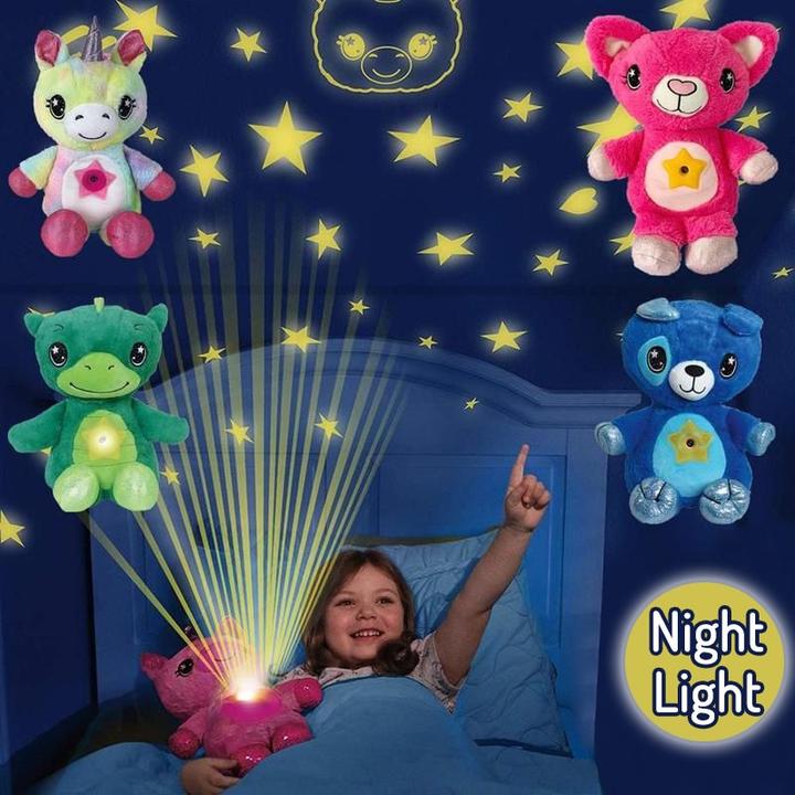 Peluche Star Belly Con Proyector de Luz