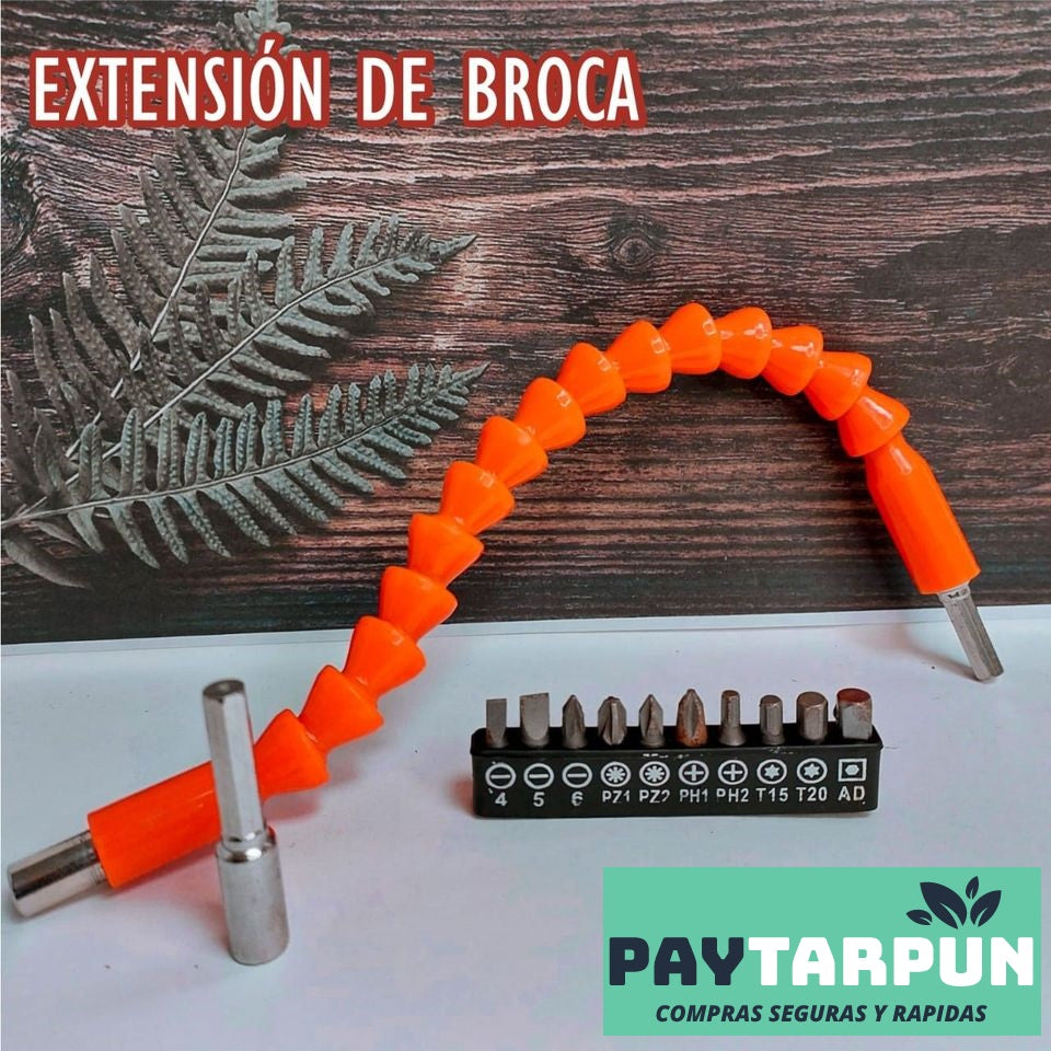Extensión Flexible de Taladro para Destornillar