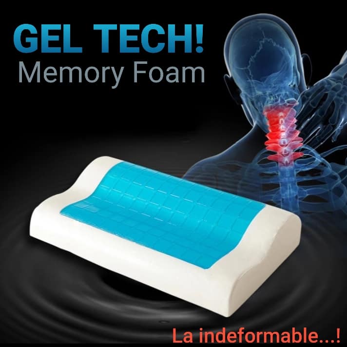 PROMO ALMOHADA VISCOELÁSTICA CON GEL + ALMOHADA DE SOPORTE PARA PIERNA Y RODILLA