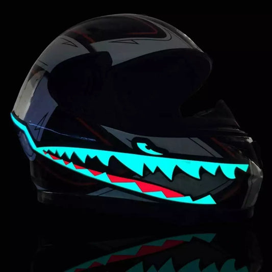 Tira De Luz Led Visibilidad Para Casco De Moto Y/O Bici