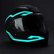 Tira De Luz Led Visibilidad Para Casco De Moto Y/O Bici